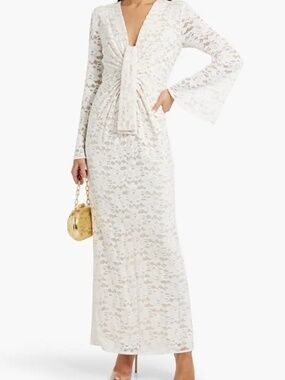 Diane Von Furstenberg  Lace  Long-Sleeved Maxi Dress. NWT  Retail $498
